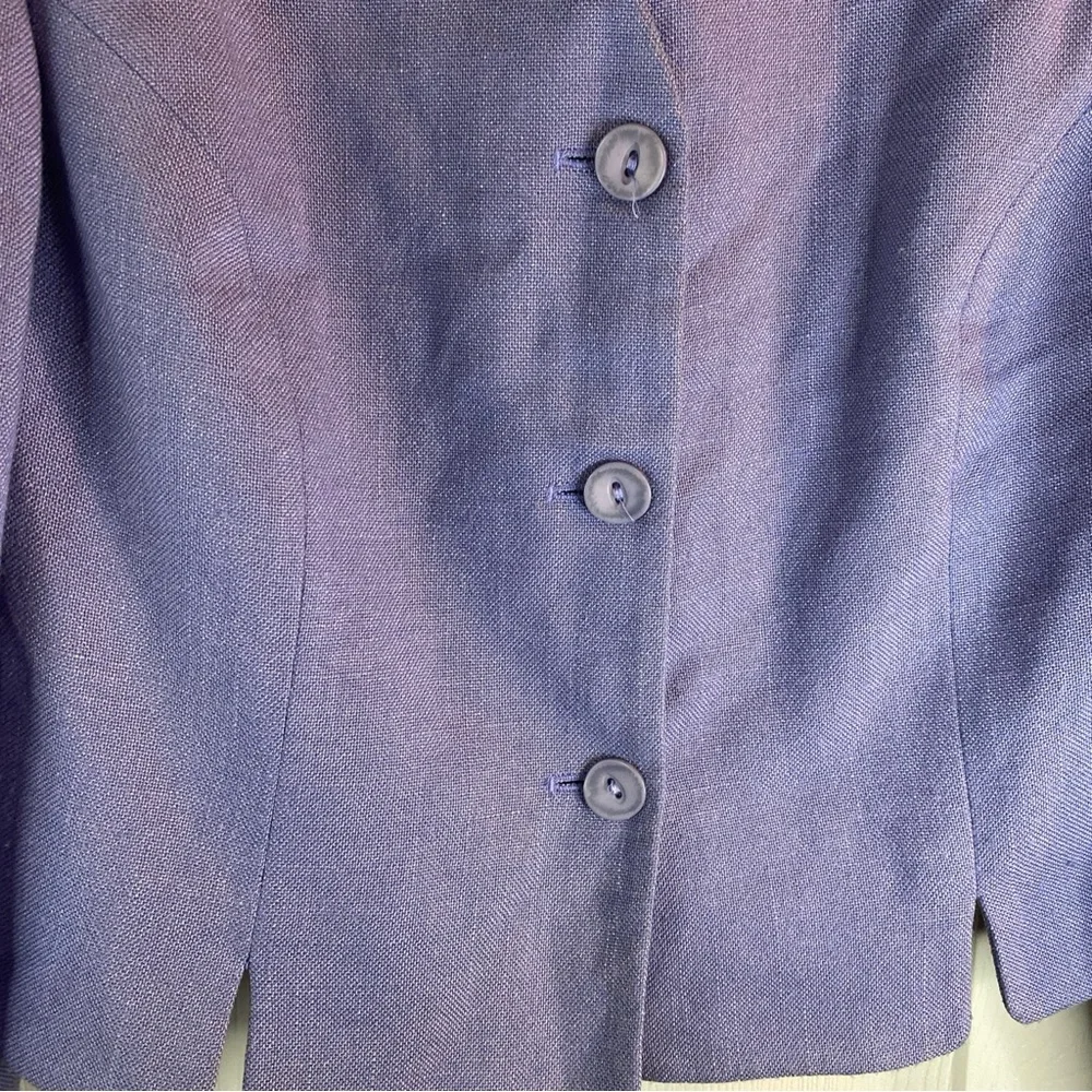 Worthington Women Petite 2P Blazer Crop Business Professional Fancy Cocktail Fun - Picture 2 of 13